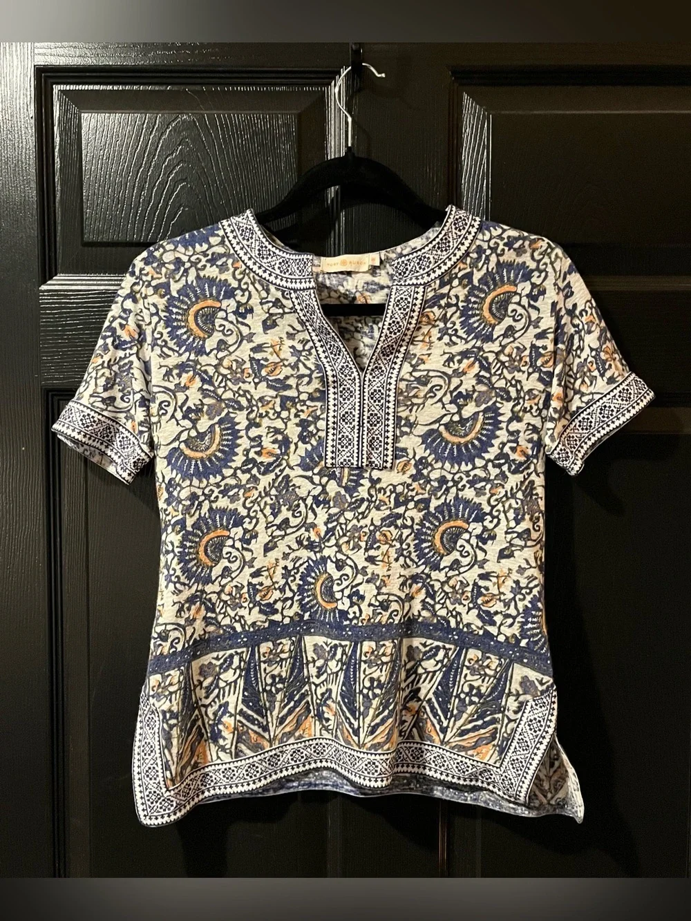 Tory Burch Brinda Linen Top
